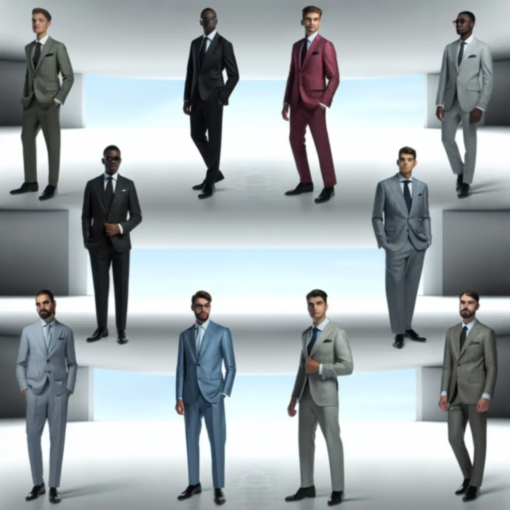 Man in modern donker pak uit de collectie van Heren Mode Hub