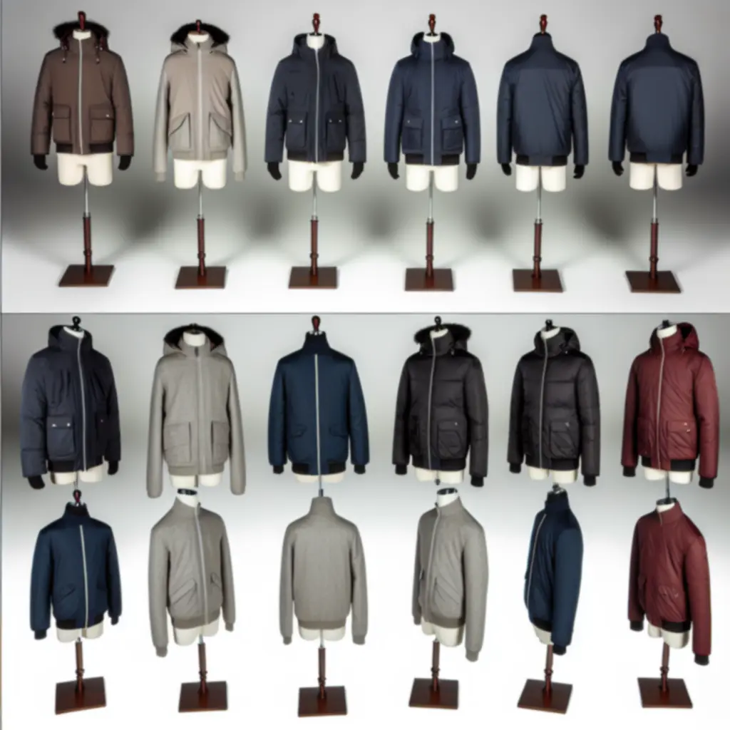 Donker technisch bomberjack in een minimalistische urban setting