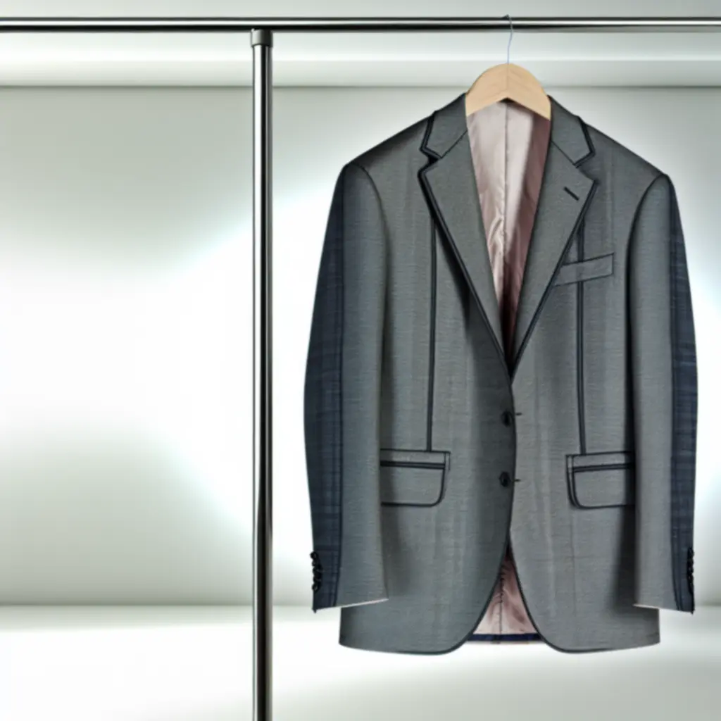 Signature herenjack met verfijnde details in donker navy