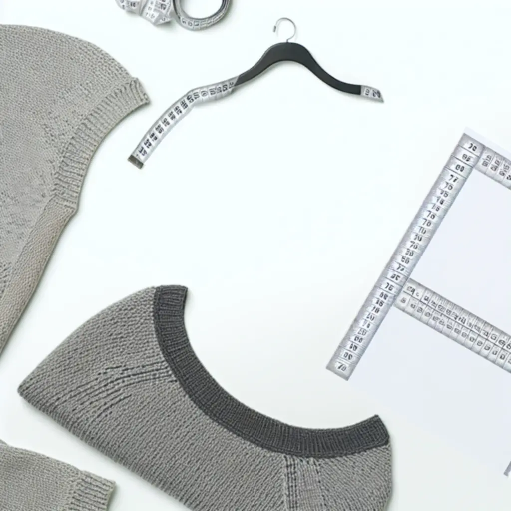 Visuele gids voor knitwear maten en pasvormen