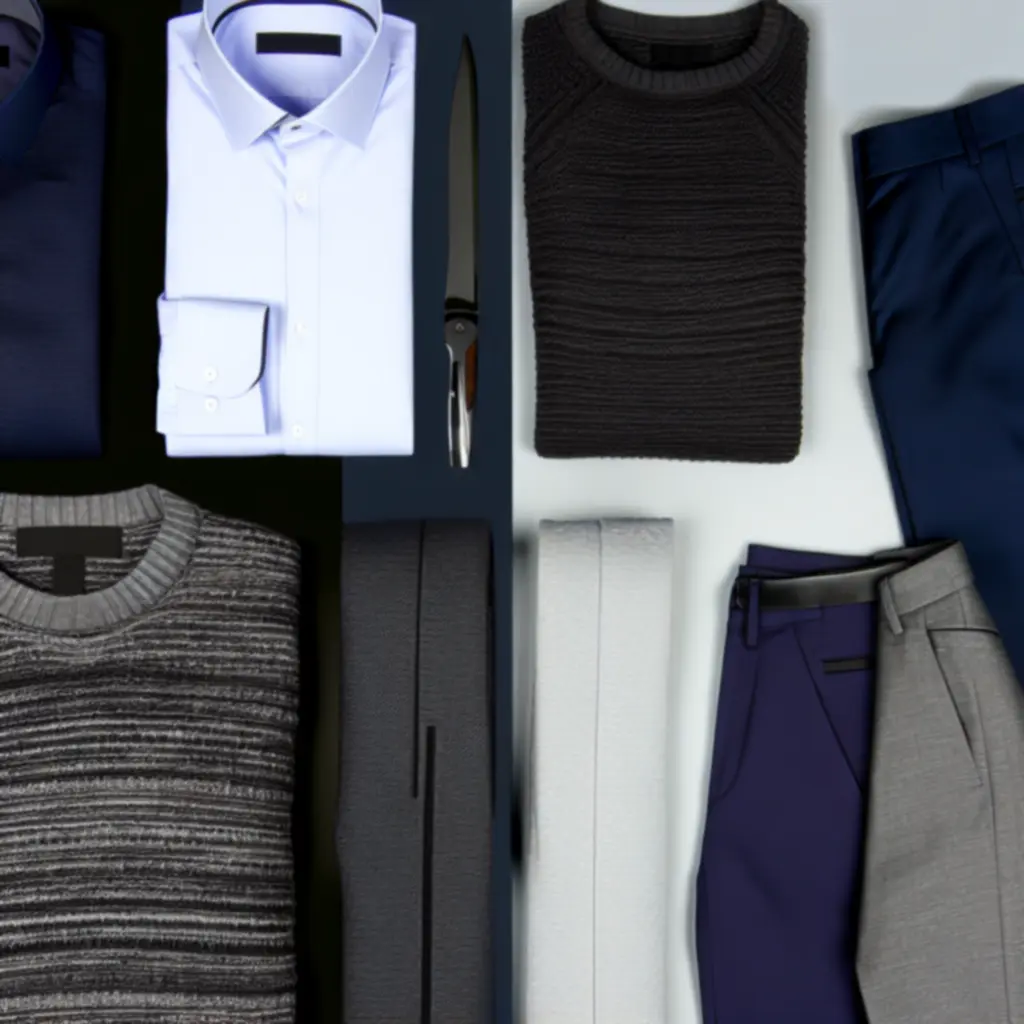 Flatlay van populaire herenmode-items