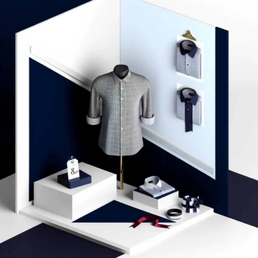 Promotionele banner voor herenoverhemden